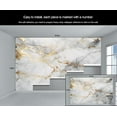 thumbnail image 5 of Modern Black And White Marble Wallpaper, Abstract Gold Foil Art Wall Mural Poster Removable Mural Large 3D Wallpaper Home Decor For Bedroom Living Room 98.4"W x 68.9"H (Not Peel and Stick), 5 of 6