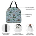 thumbnail image 3 of Pofeuu Camping Caravan Print Lunch Bag Lunch Box Insulated Lunch Bag Adult Lunch Box for Men and Women, 3 of 5