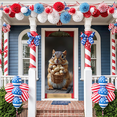 thumbnail image 6 of Adorable Squirrel Holding Basket of Peanuts Banner Background Party Decorations for Photo Booths Family Gatherings Children Parties, 6 of 8