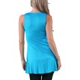 thumbnail image 3 of 24/7 Comfort Apparel Women's Sleeveless Tunic Tank, 3 of 4