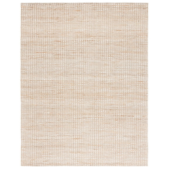 SAFAVIEH Marbella Logan Geometric Area Rug, Brown/Natural, 8' x 10'