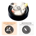 thumbnail image 6 of Asoricing Portable Blender, 600ML Personal Smoothie Blender Cup, 4-Blade 3D Stainless Steel Blades, Double-Layer Design, 22000 RPM High-Speed, 110V–240V, Black, 6 of 7