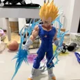 thumbnail image 2 of Figura de Dragon Ball de Anime de 26cm, Gk Super Saiyan, Bejita demonizada autoexplotante, estatua hecha a mano, modelo de decoración, juguetes para niños Gi, 2 of 4