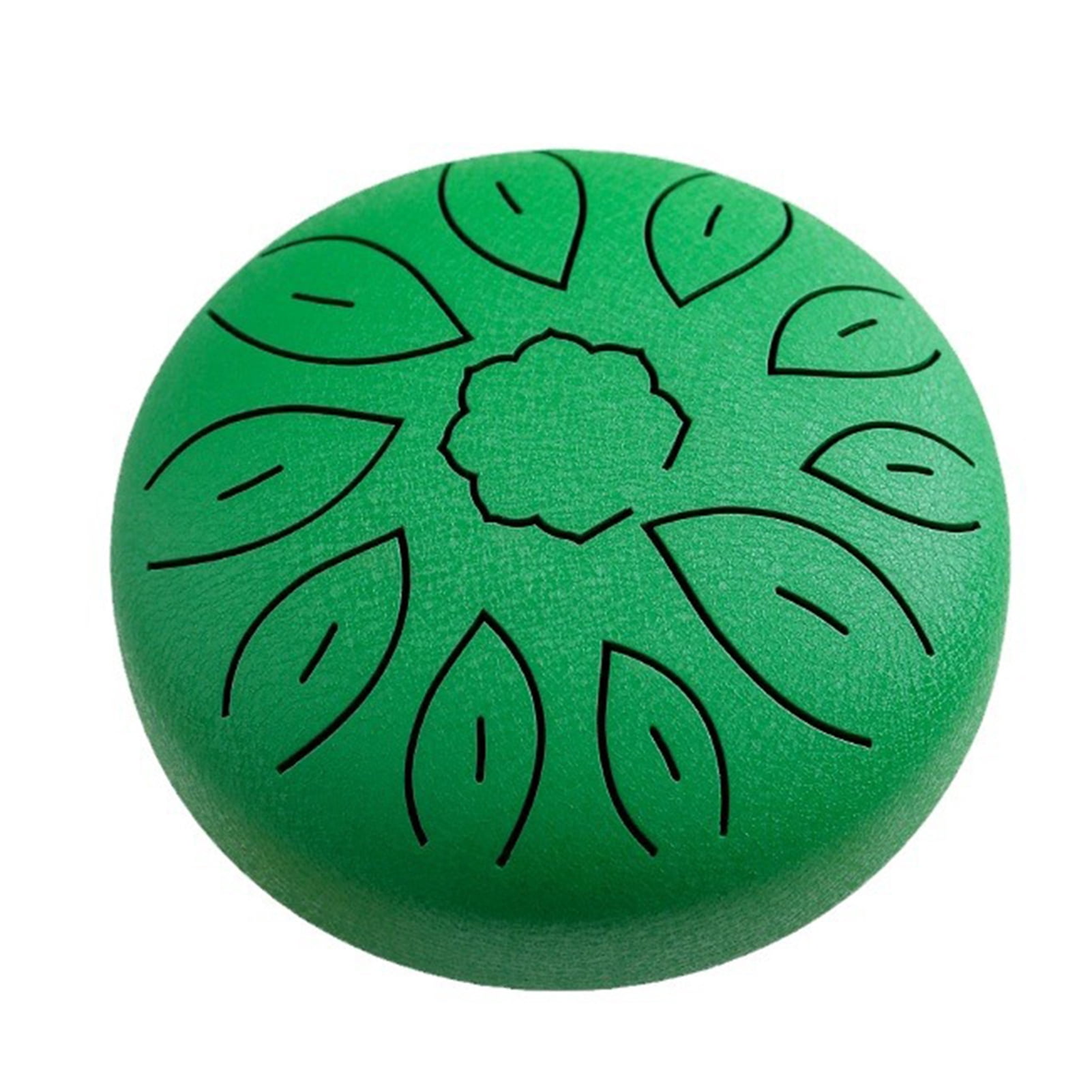 YIFAEUX 6-Inch Steel Tongue Drum with Mallets Note Stickers 11 Notes C Key Meditation Yoga Sound Therapy Hand Pan Drum Musical Percussion Instrument