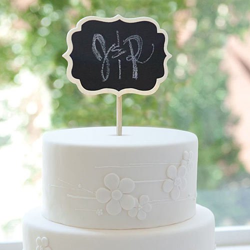 Chalkboard Cake Topper