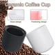 thumbnail image 2 of Juego de 2 Tazas de Café de Cerámica para Espresso, Latte, Leche y Café Frío. Diseño Espeso. Ideal para la Cocina y el Hogar. Color Negro., 2 of 6