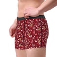 thumbnail image 2 of Disketp Festive Reindeer Men's Boxer Briefs,Soft and Breathable Cotton Underwear with ComfortFlex Waistband-Small, 2 of 5