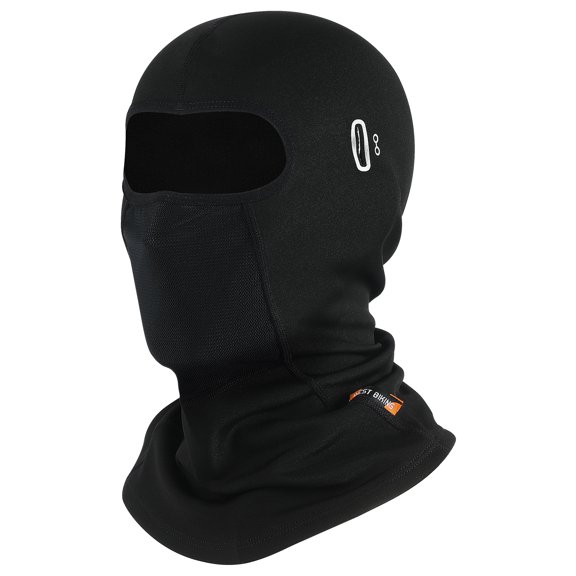 WEST BIKING Winter Balaclava Caps for Unisex, Polar Fleece Lining Sports Cap with Glasses Holes, Black