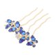 thumbnail image 1 of Peines Decorativos de Bargains Únicos Peine de Mariposa de Strass Peine Lateral de Novia Accesorios para Estilo Elegante Azul, 1 of 7