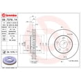 thumbnail image 2 of Discos VENTILADOS BREMBO 1998 al 1999 Oldsmobile 3.8L V6 Delanteros, 2 of 5