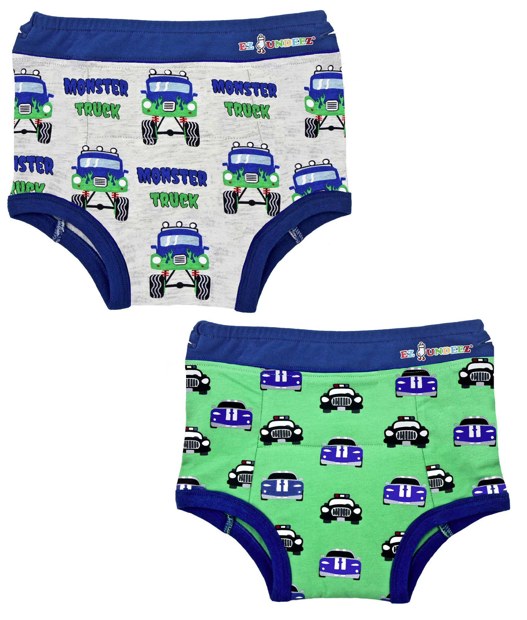 Ez Undeez Toddler Underwear, Potty Training Briefs, Easy Pull Ups, 4T