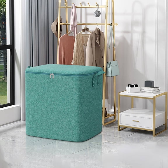 Storage Bag With Large Capacity Zipper Closure Ningbo And Linen Handle Bedroom Quilt Clothing Storage And Packaging
