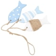 thumbnail image 3 of Decoración de Pescado de Madera, Colgante Estilo Marino de Madera para la la Sala de Estar Para El Hogar para el Cargo, 3 of 7