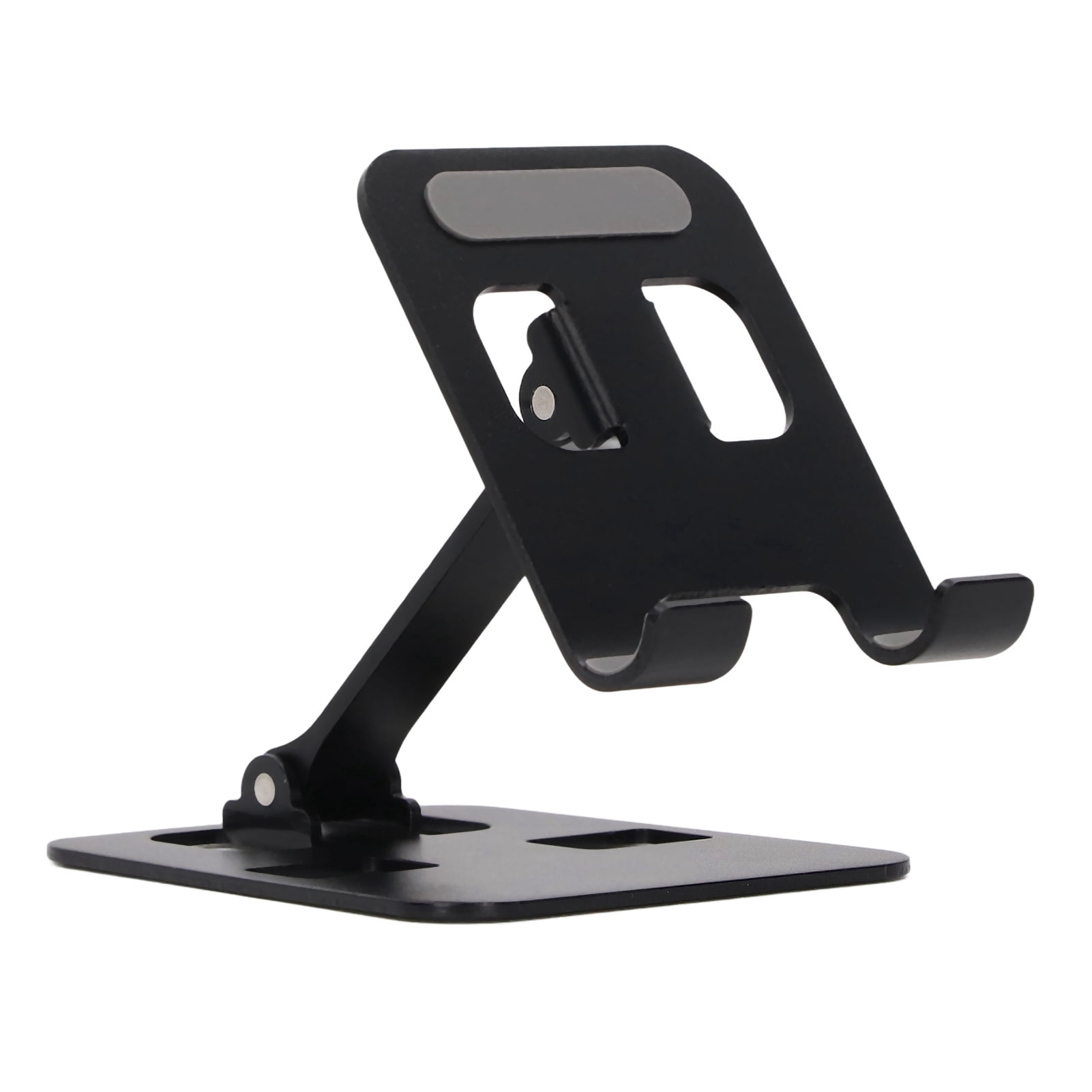 Phone Desk Stand, Foldable Black Stylish Cell Phone Stand  For Reader
