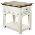 thumbnail image 1 of Riverside Furniture Myra Table d'Appoint Multicolore en Bois 16 Pouces x 25 Pouces avec Tiroir, 1 of 11