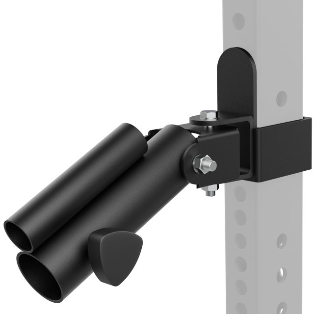 Synergee Landmine Attachment for 2x3 Power and Squat Racks. Fits Racks with 1" and 5/8" Holes. Rotational Landmine Trainer for Presses, Rows & Core Training. Works with 1" & 2" Barbells.