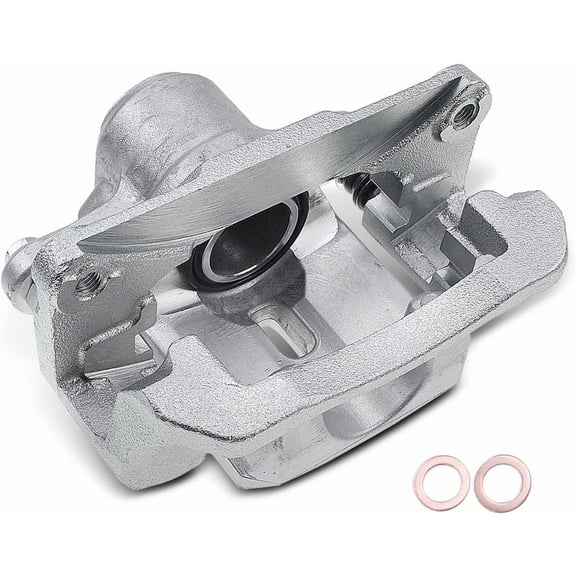A-Premium Disc Brake Caliper Assembly with Bracket Compatible with Select Subaru Models - B9 Tribeca 2006-2007, Tribeca 2008-2014, H6 3.0L, H6 3.6L - Rear Left Driver Side