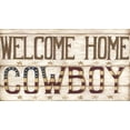 thumbnail image 2 of Shamp, Cindy 14x10 Gold Ornate Wood Framed with Double Matting Museum Art Print Titled - Welcome Home Cowboy, 2 of 4