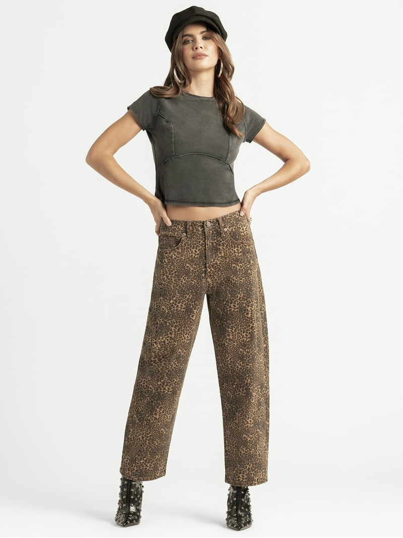 Jessica Simpson Women's Eydie Pieced Wash Tee, Sizes XS-XL