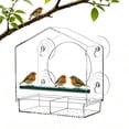 thumbnail image 6 of GUCHO Window Bird Feeder with Detachable Suction Cups, Durable Acrylic Wildlife Feeder for Outdoor and Garden Use, 6 of 9
