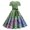 r-206Green60, variant on Nafuu Women Dress Colorful Print Short Sleeve Casual Elegant Style Flowy A Line Mini Party Wear Holiday Festive Outfit Leisure Home Sundress,Green