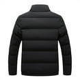 thumbnail image 2 of Men's Winter Coats Winter Puffer Jacket Windproof Puffy Coat Long Sleeved Outerwear Coats Black 3xl, 2 of 8