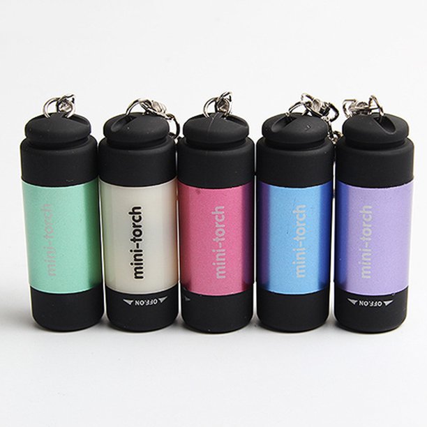 Mini lampe de poche étanche rechargeable USB pour