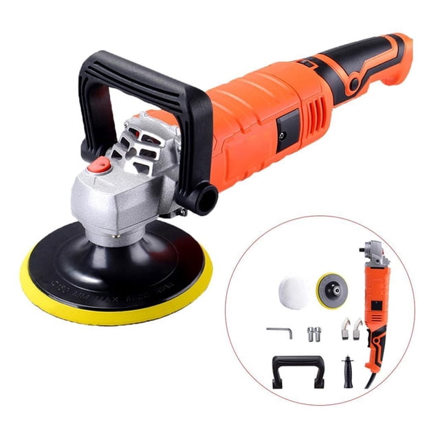 1580W Grinder Mini Polishing Machine Auto Car Polisher Sanding Machine Orbit Polish Adjustable Speed Sanding Waxing Power Tools ,Easy to Use