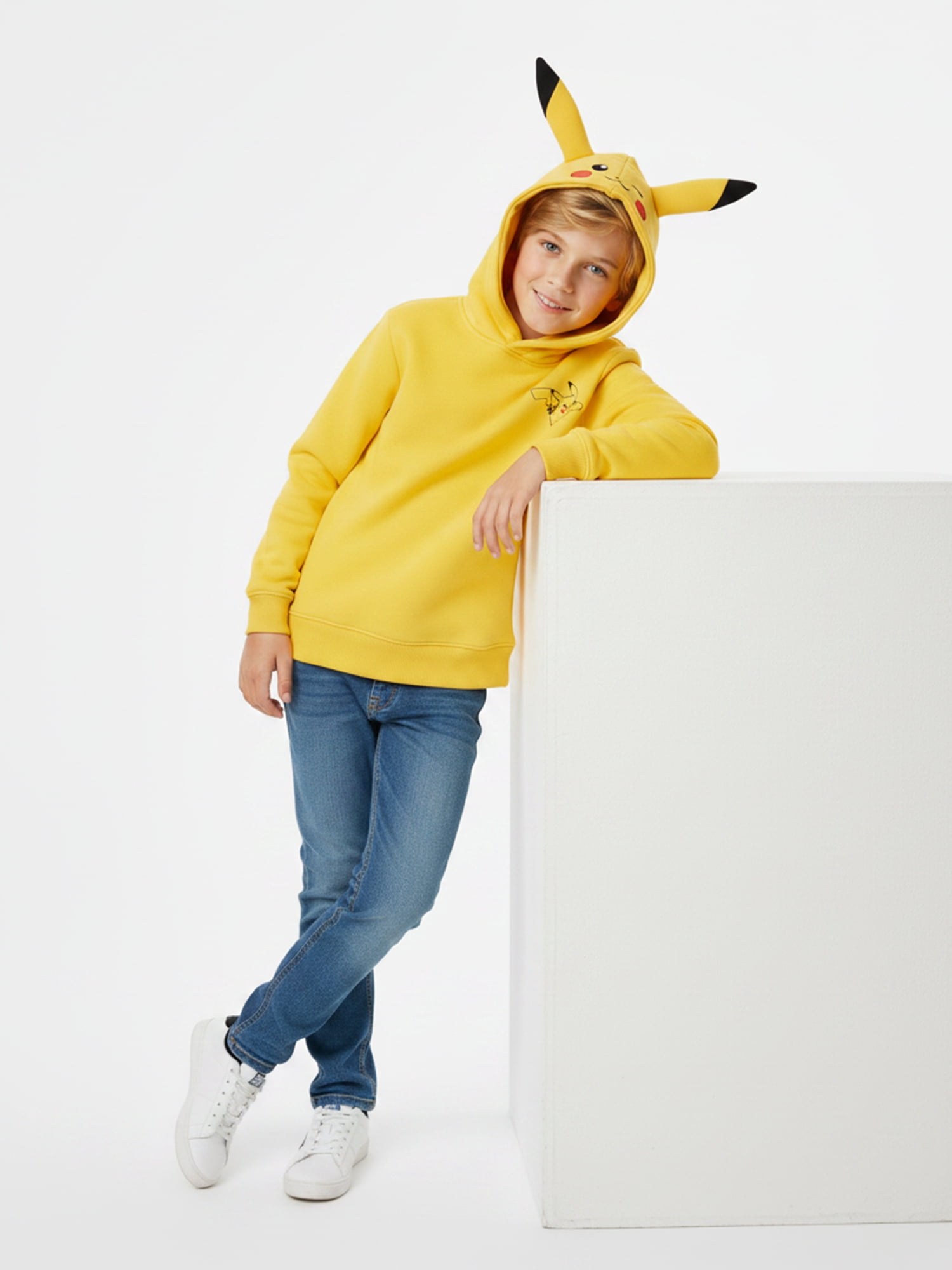 Pokémon, Boys' & Big Boys' Graphic Cosplay Hoodie, Pikachu, Sizes 4-18
