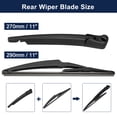 thumbnail image 2 of Juego de brazo de limpiaparabrisas trasero para Mini Cooper One R50 2004-2006 para Mini Cooper R53 2004-2006, 2 of 6
