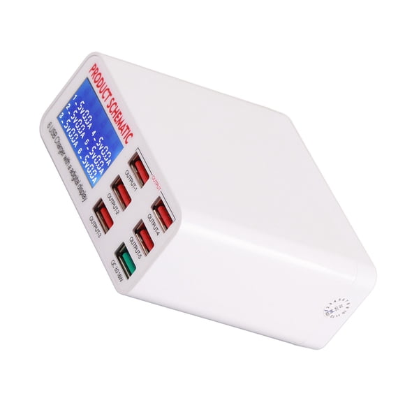 Concentrador de Carga USB NikouMX 6 Puertos