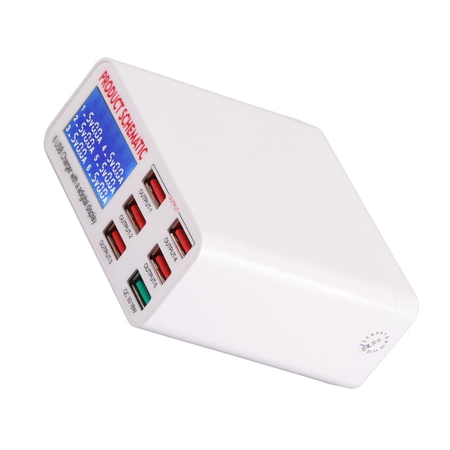 Concentrador de Carga USB NikouMX 6 Puertos