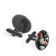 thumbnail image 2 of Swan Elegant Stainless Steel Men's Cufflinks Set for Formal Attire, Made of Stainless Steel, Ideal for Weddings and Business Meetings, 2 of 6