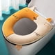 thumbnail image 3 of Cubierta de asiento de inodoro, estera suave del retrete del paño de la cremallera de la felpa del diseño del cohete espacial, 3 of 5
