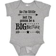 thumbnail image 3 of Inktastic So I'm Little, but I'm Gonna to Be a Big Brother Boys Baby Bodysuit, 3 of 5