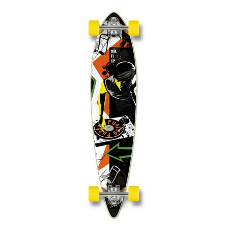 Yocaher Pintail DJ MixItUp Longboard Complete