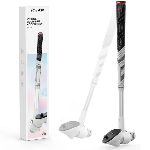 VR Golf Club Attachment Compatible with Meta/Oculus Quest 3，Golf Club Handle Accessory for Golf  /Golf Plus (Only for Right Controller)