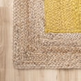 thumbnail image 3 of Indian Handmade Braided Natural Farmhouse Inner Yellow Jute Area Rugs , Home Décor Jute Rugs Size 8 x 11 Feet, 3 of 4