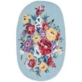 thumbnail image 2 of Safavieh Chelsea Ainsley Floral Area Rug, Blue/Rose, 3' x 5' Oval, 2 of 11