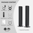 thumbnail image 3 of COWIN Sound Bar for TV, 2-in-1 Detachable Soundbar with Auto Volume Boost, TV Speakers with 3 EQ Modes, Bluetooth 5.3/ARC/Opt/AUX Connection for PC/Gaming/Projectors, 3 of 9