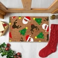 thumbnail image 2 of TIELUTT Christmas Letter and Hat Printing Mat Merry Christmas Doormat Room Door Mat Welcome Home Welcome Room Rug Cute Rugs for Living Room Big Throw Blankets Mens Throw Light Throw Blanket for Summe, 2 of 6