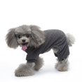 thumbnail image 4 of Vêtements d'Hiver pour Animaux de Compagnie Pyjama Chat Onesies Combinaisons Chiot Tenues Velours Épais, 4 of 6