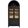 thumbnail image 5 of Modway Evie Arched Tall Display Cabinet, Black Oak, 71.10 x 30.80 x 16.50 Inches, 5 of 10