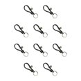 thumbnail image 1 of Yuarrent LLavero de mujer, joyería, accesorios interiores, cuerdas tejidas hechas a mano, llavero, colgante para fiesta de coche, colgante para Negro 10Conjunto, 1 of 6