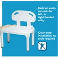 Carex Universal Tub Transfer Bench, Shower Bench and Bath Seat, Shower