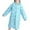 Light Blue, variant on Boys Girls Raincoat Full Cartoon Printed Styling Integrated Hooded Setting Reflective Decoration Reserved Backpack Space For Daily School Commute,Sized 7-10Y