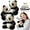 3 Pcs, variant on GvuoFny 10" Panda Stuffed Animal, Soft Sitting Stuffed Animal for Kids, Cute Huggable Panda Pillow, Plush Gift for Girls and Boys