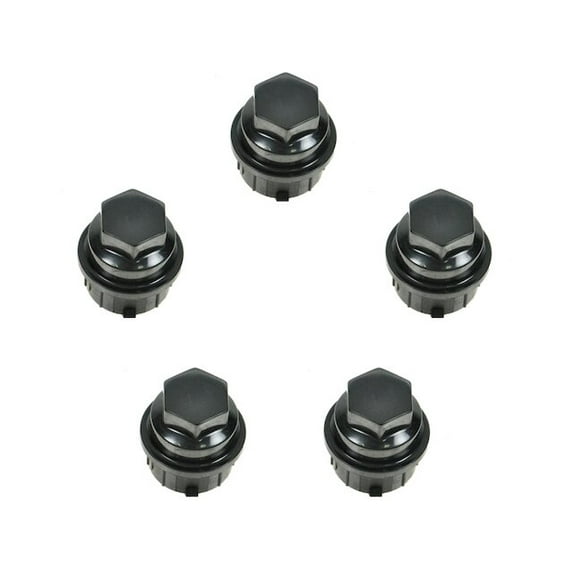 Wheel Lug Nut Cap 5 Piece Set - Compatible with 2002 - 2005 Pontiac Montana SV6 2003 2004