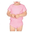 thumbnail image 3 of Kavio IIC0586 Infants Interlock Lap Shoulder Short Sleeve Bodysuit-Black-24M, 3 of 4