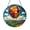 Acrylic 3.5 Inch, variant on Stained Glass Style Hot Air Balloon Panel, Decorative Window Hanging for Scenic Home Decor